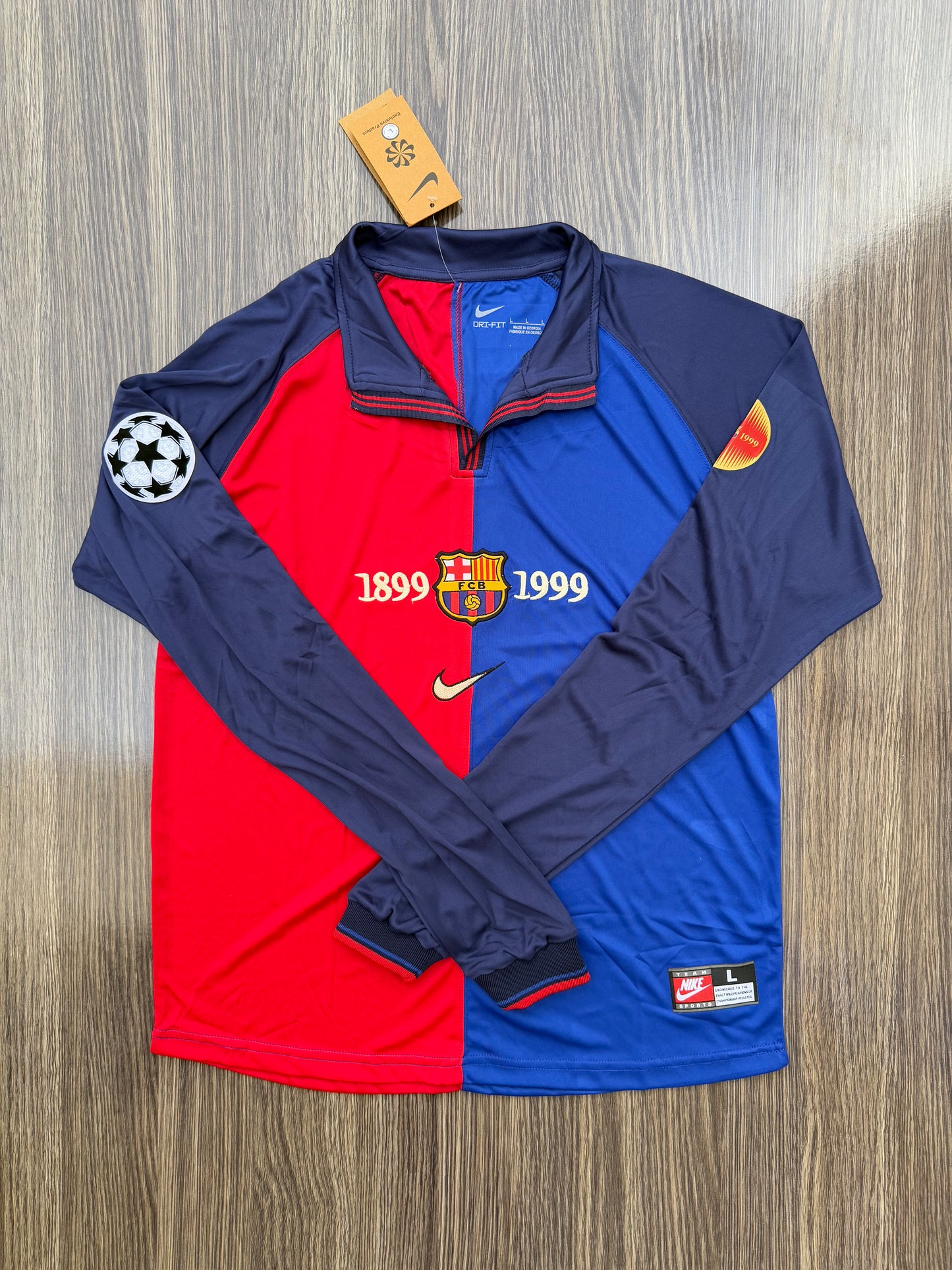 Barca 99/00 Home Jersey Full Sleeves