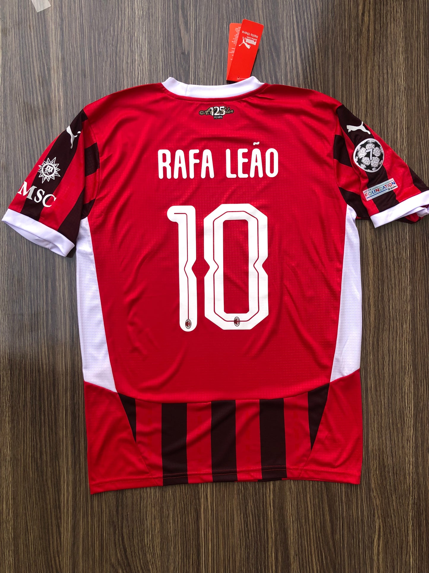 Ac Milan 24/25 Home Kit Half sleeves