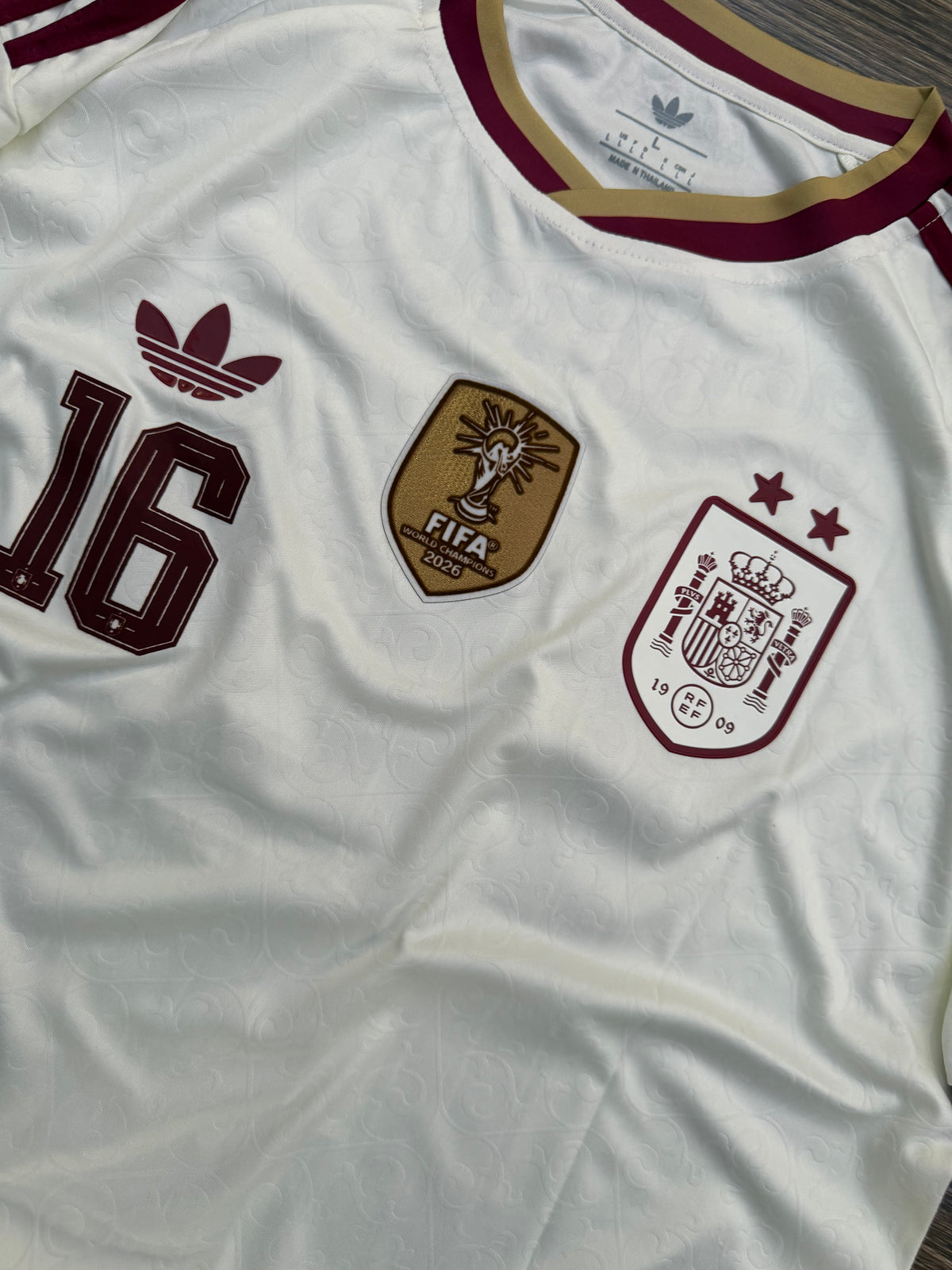Spain 26 WC Away Kit Champions Edition ( TPU )