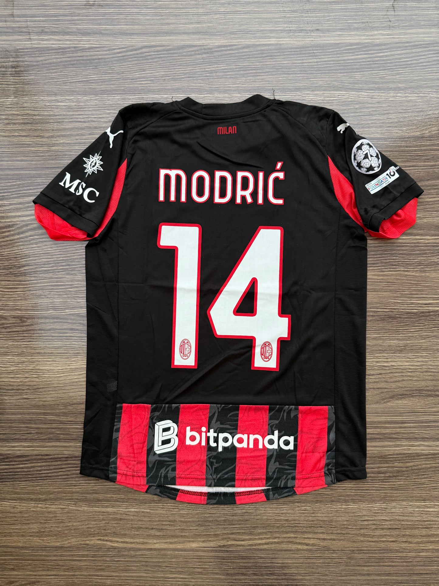 Ac Milan 25/26 Home Kit Half Sleeves