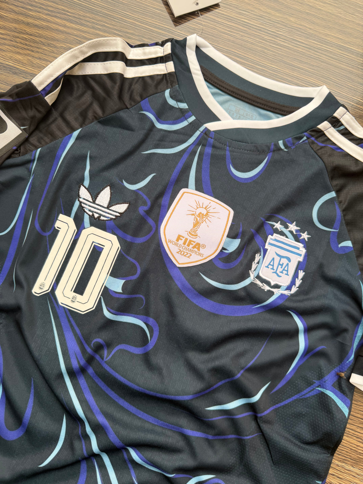 Argentina Away Kids Kit Embroidery