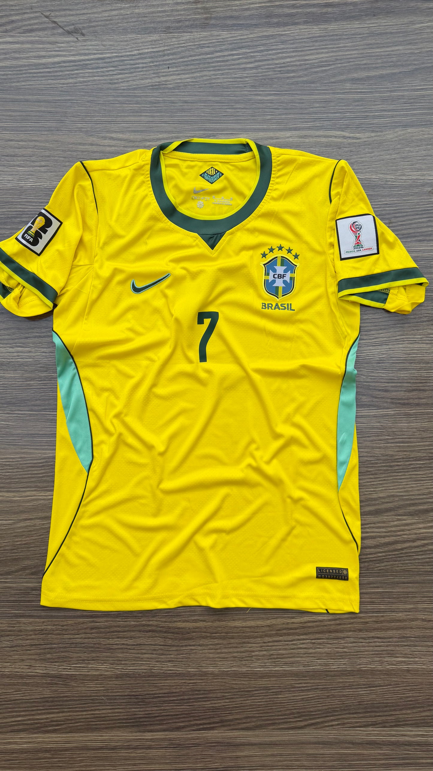 Brazil 26 WC Home Kit Half Sleeve