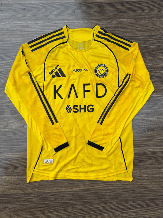 Al Nassr 25/26 Home Kit Full Sleeve