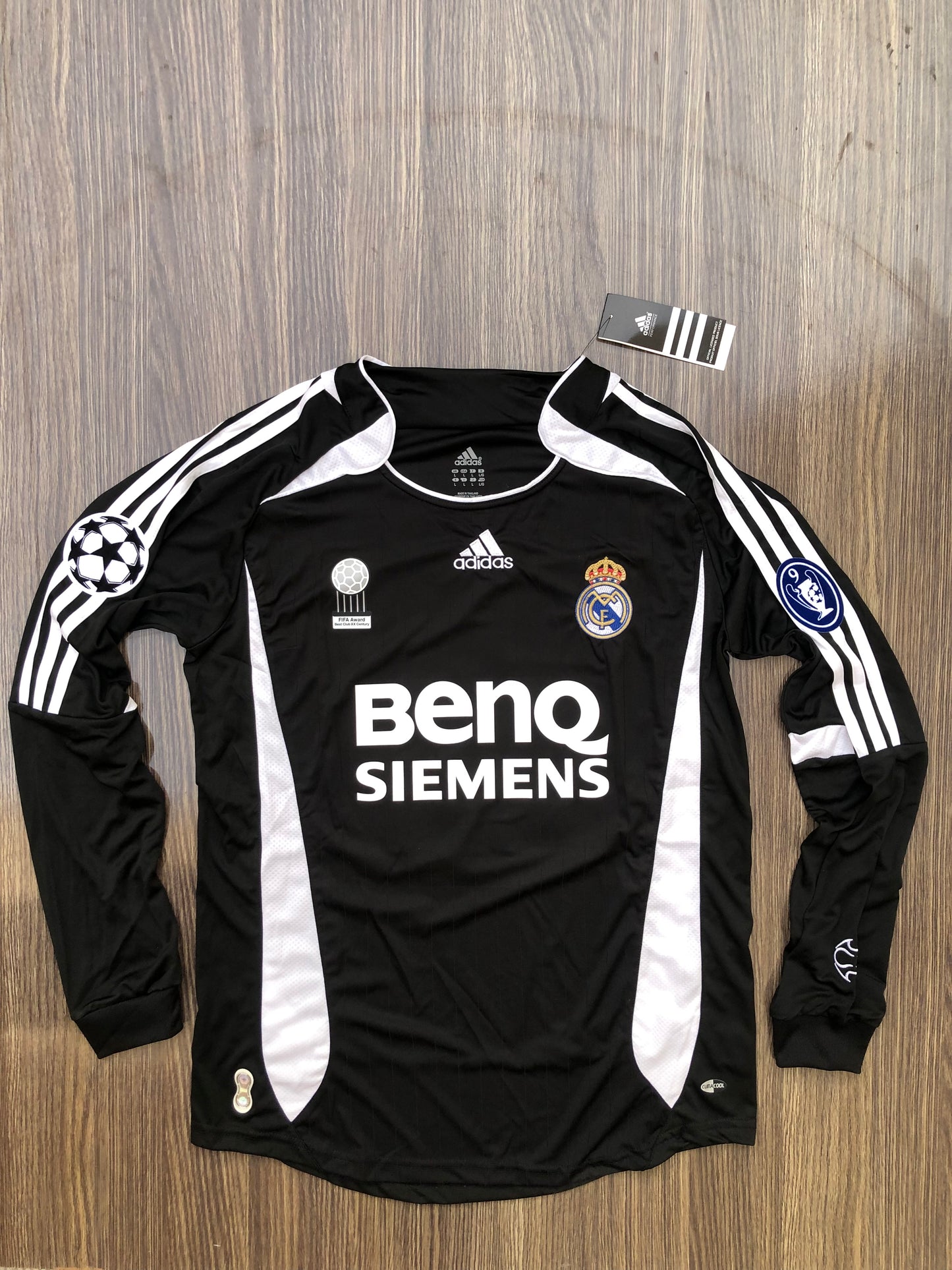 Real 06/07 Away Jersey Full Sleeves Beckham