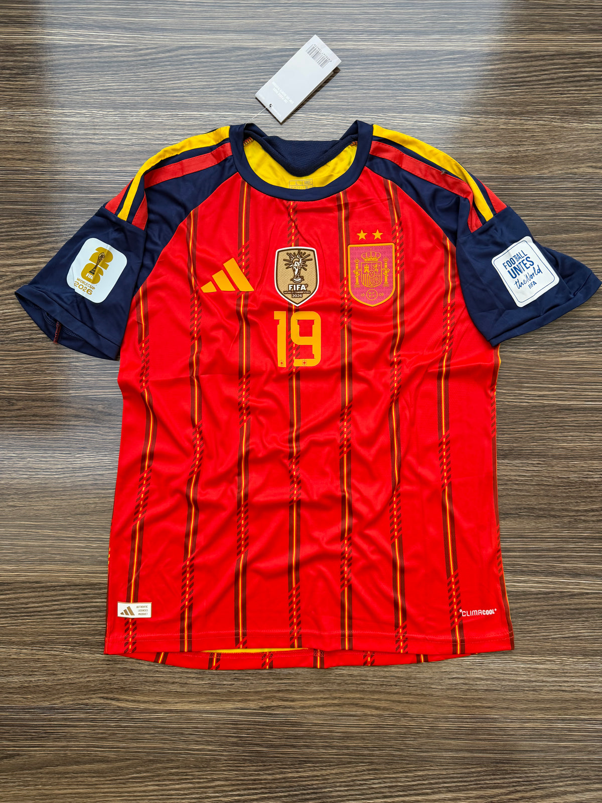 Spain 26 WC Home Kit Champions Edition ( TPU )