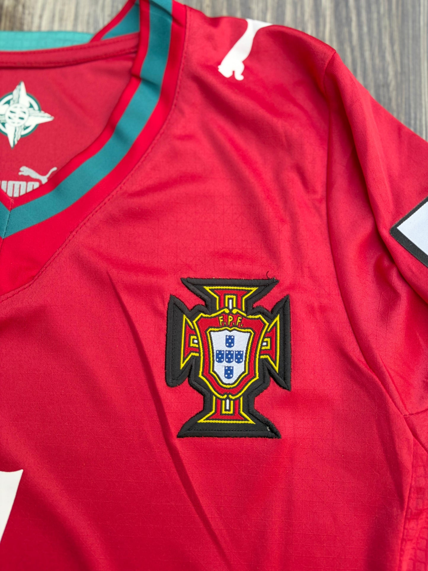 Portugal 26 WC Home Kit Half Sleeve