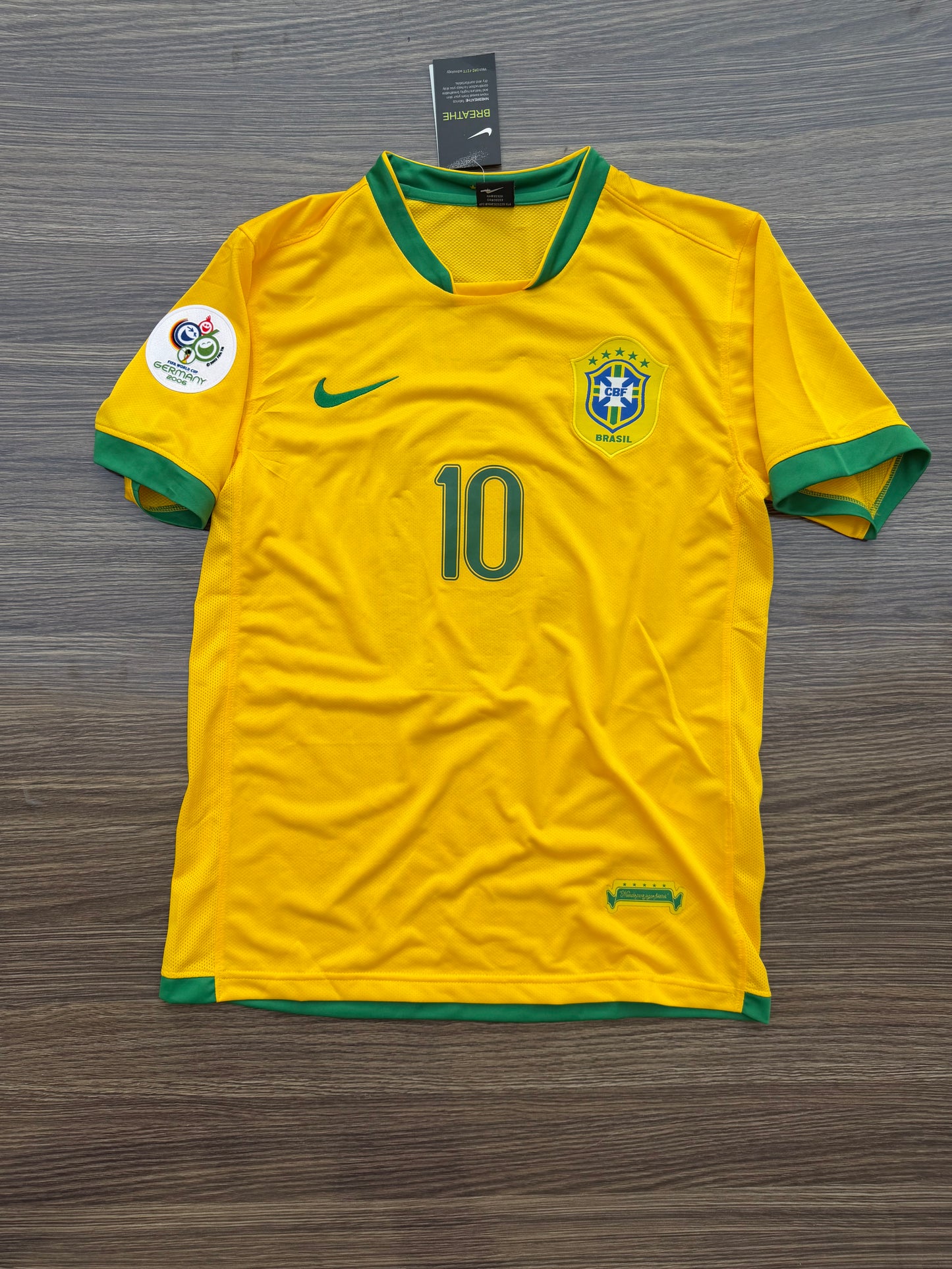 Brazil 06 Home Jersey
