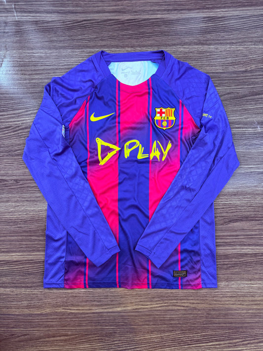 Barca x Play Home Kit Full Sleeve