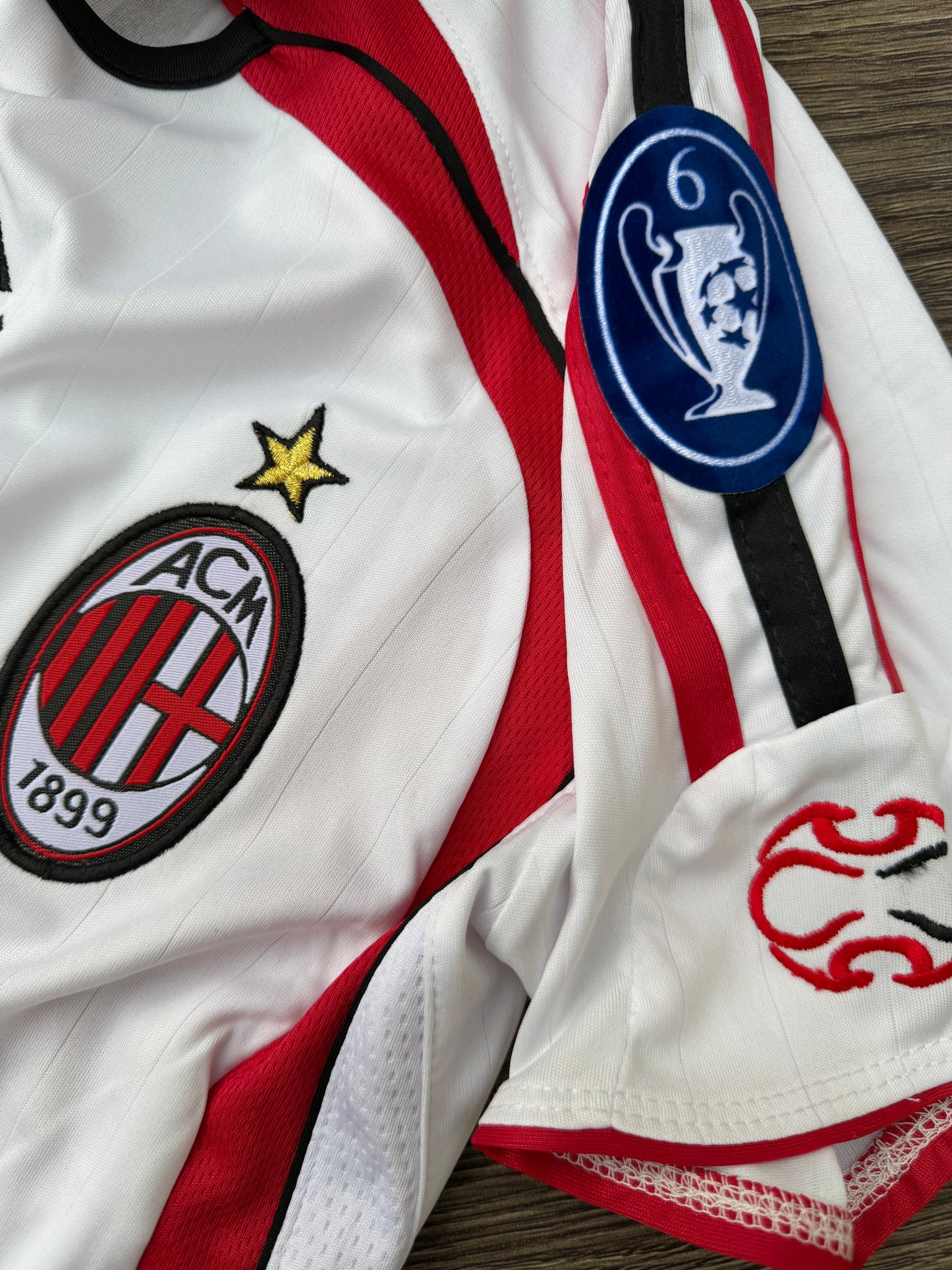 Ac Milan 06/07 Away Jersey Half