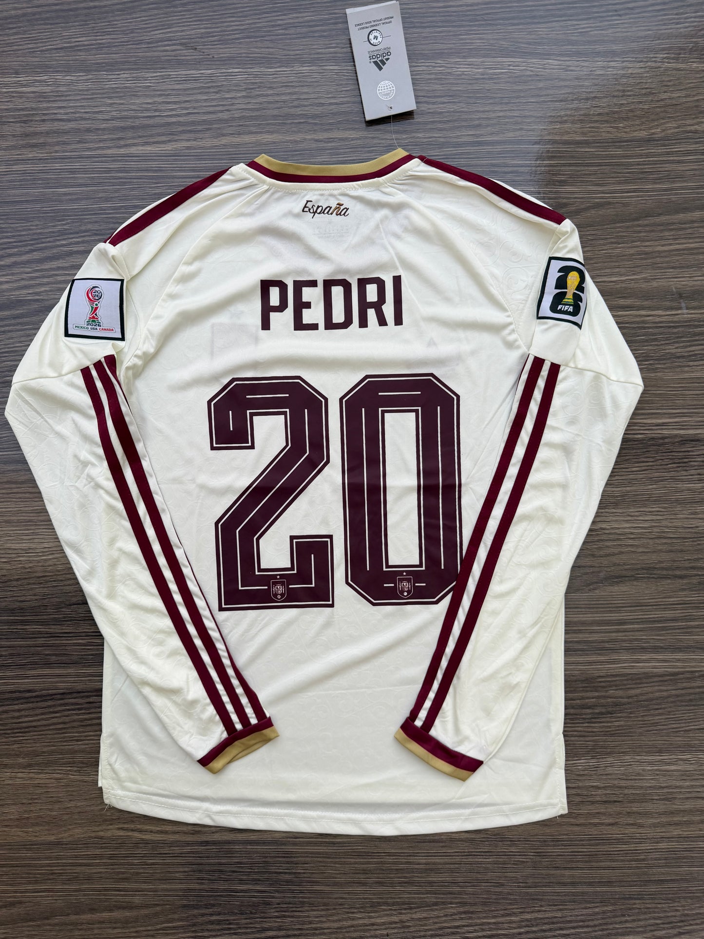 Spain 26 WC Away Kit Full Sleeve