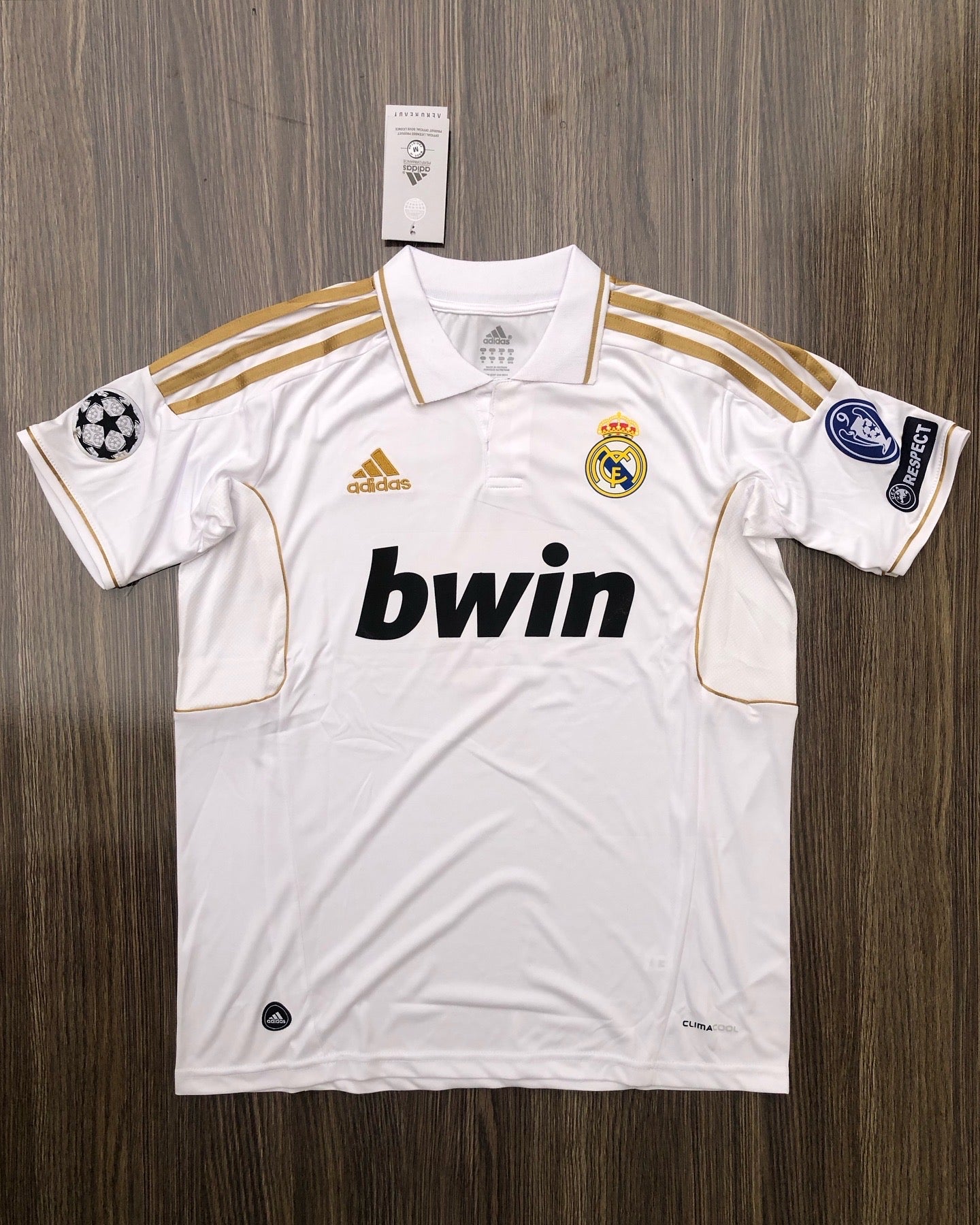 Real Madrid 11/12 Home Jersey Half sleeves