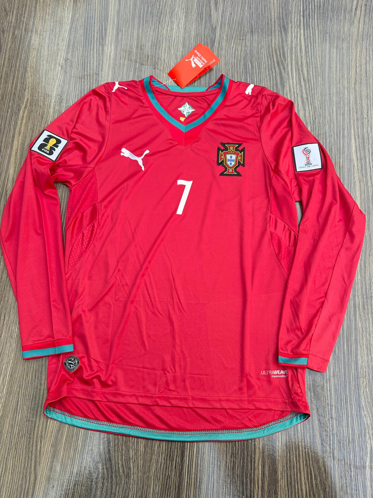 Portugal 26 WC Home Kit Full Sleeve