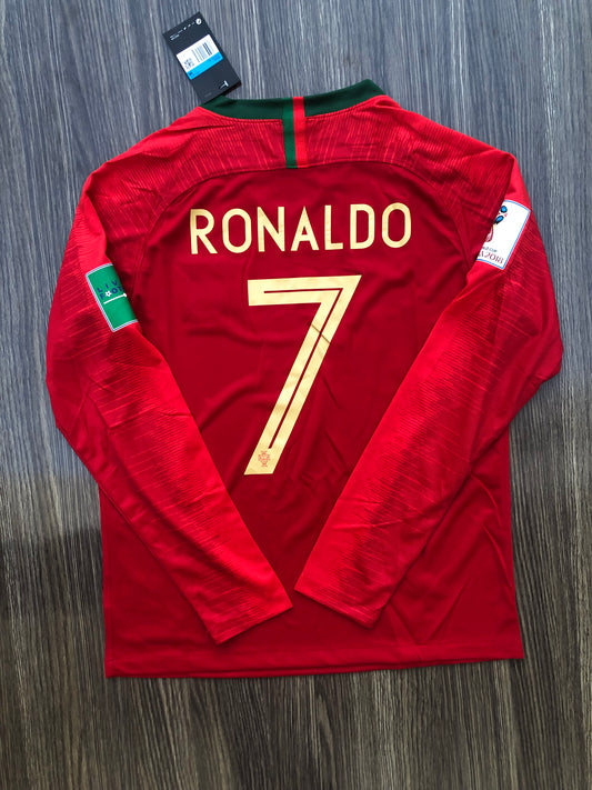 Portugal 18 WC Home Jersey