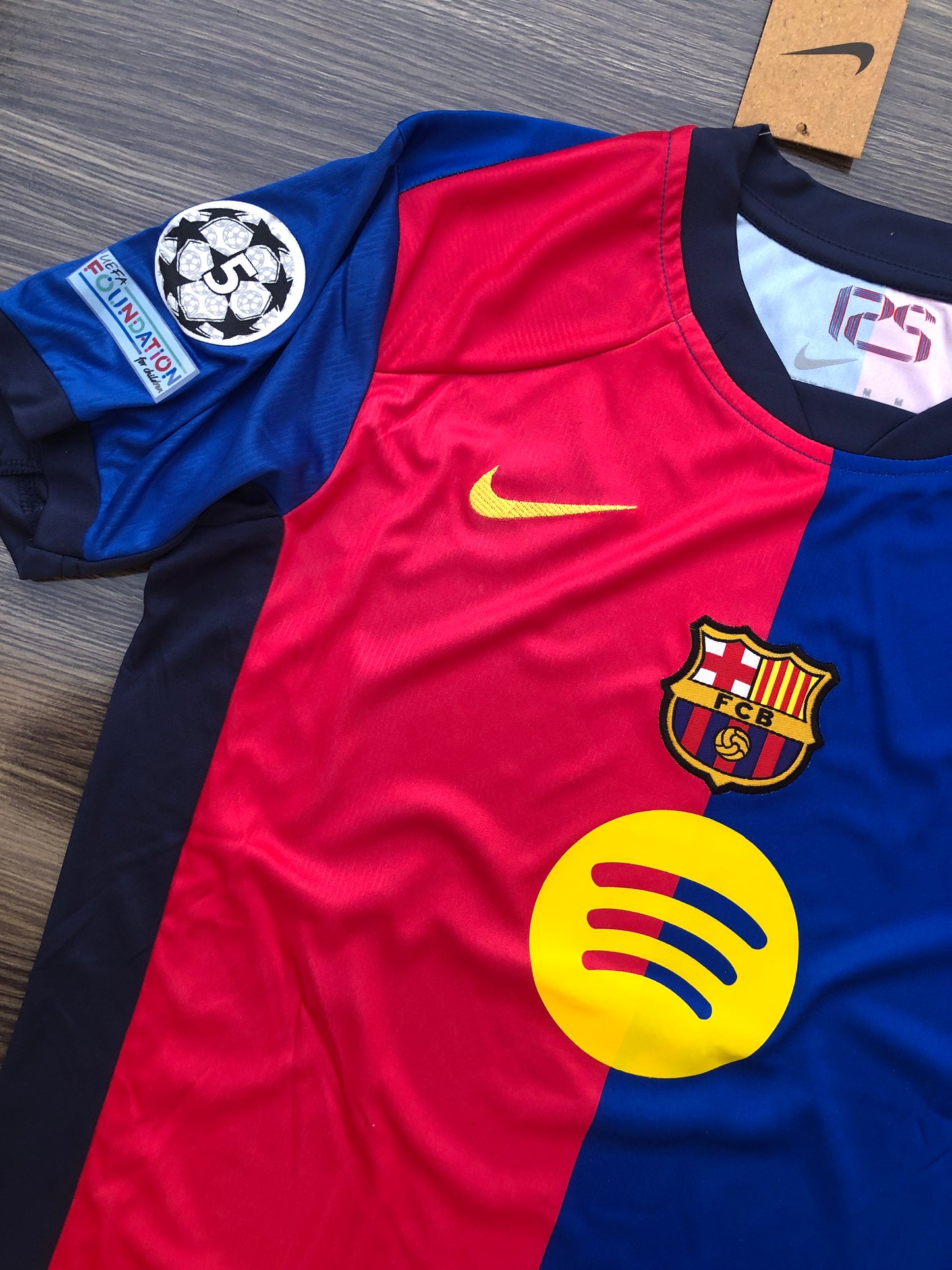 Barca 24/25 Home Kit Half sleeves