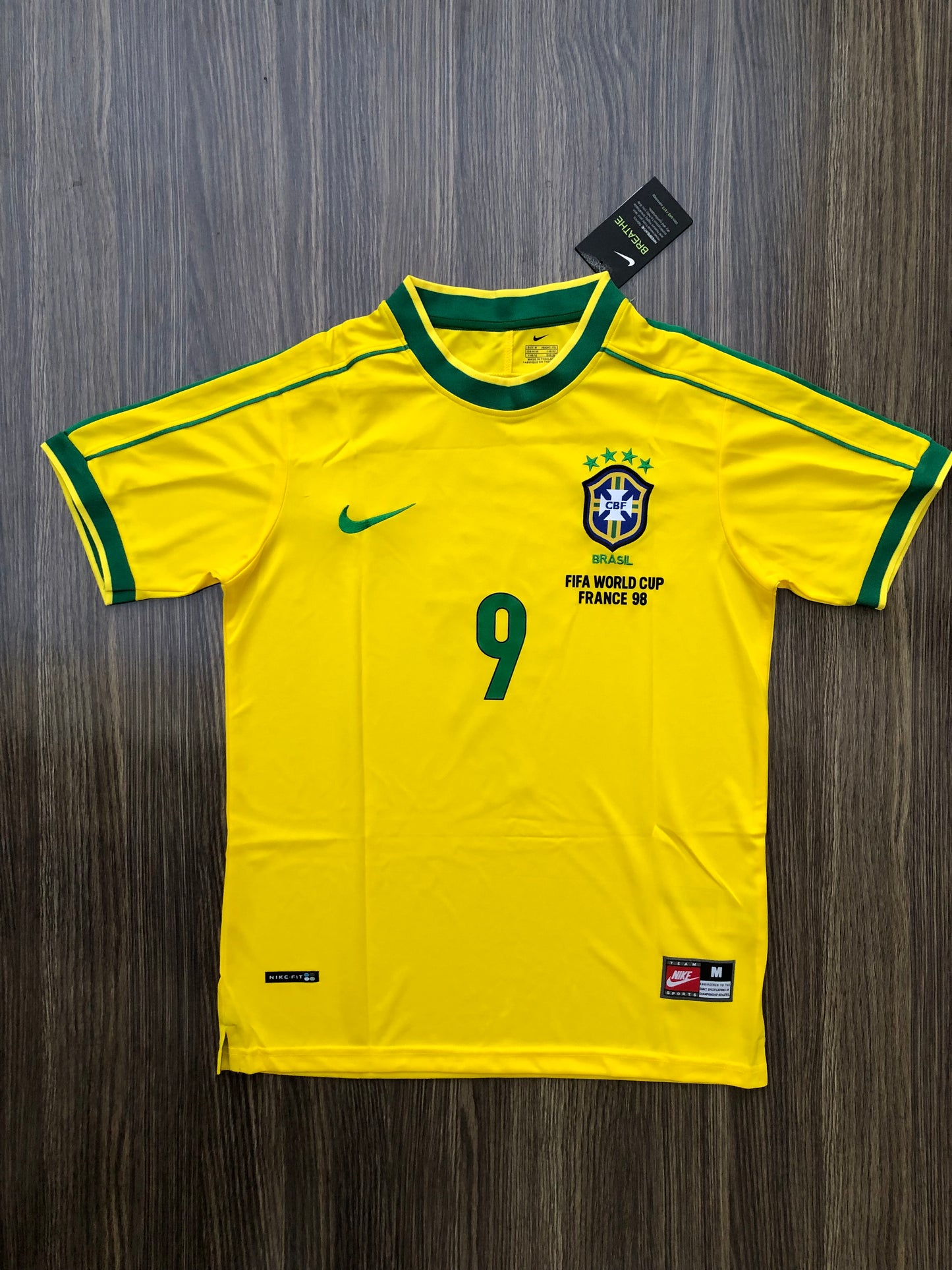 Brazil 98 WC Home Jersey