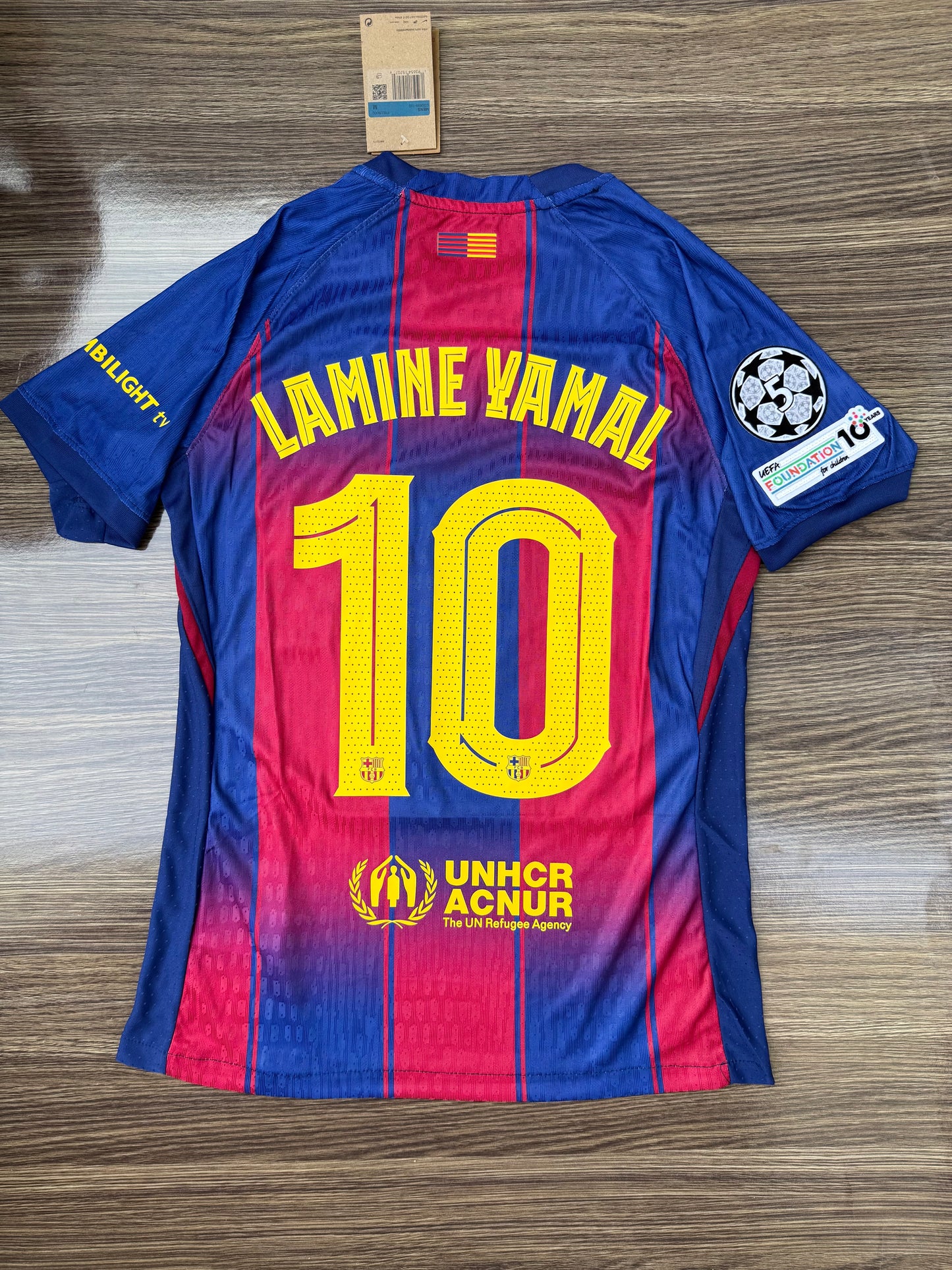 Barca 25/26 Home Jersey Player Version