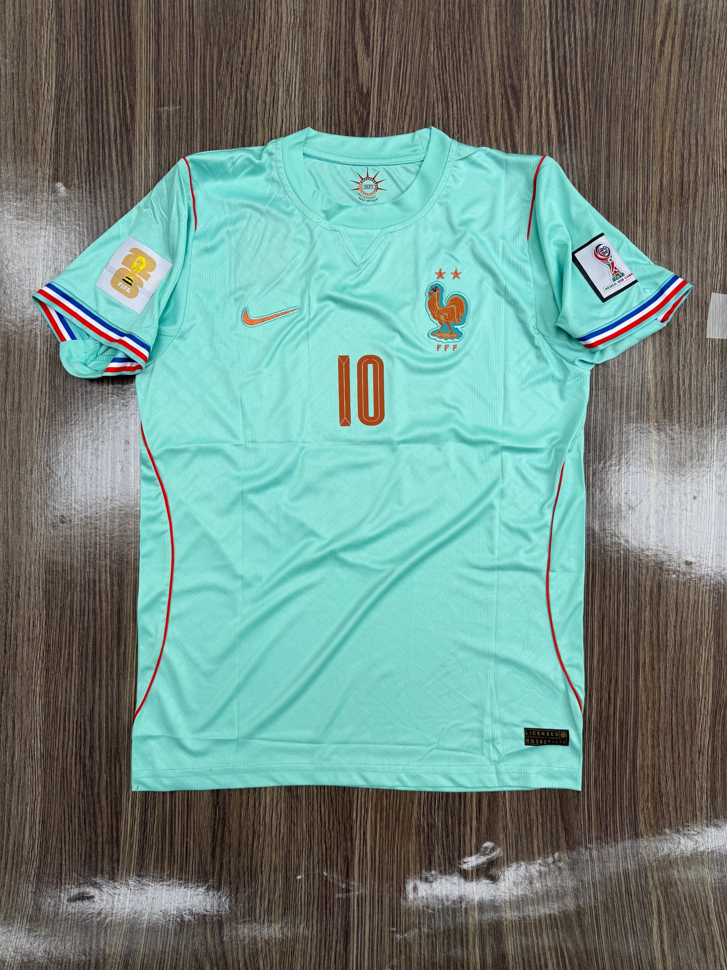 France 26 WC Away Jersey Half Sleeve