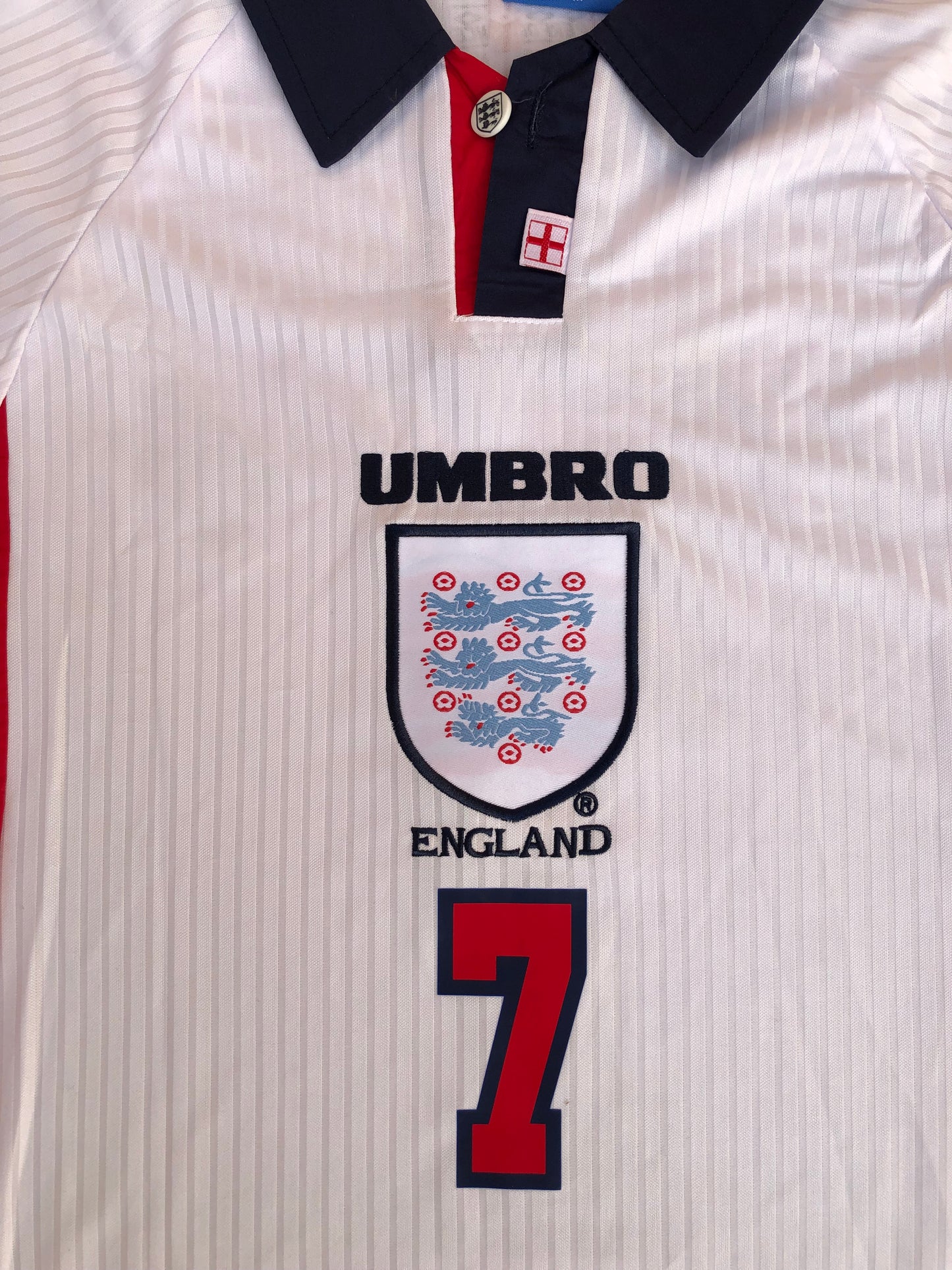 England 98 Home Jersey