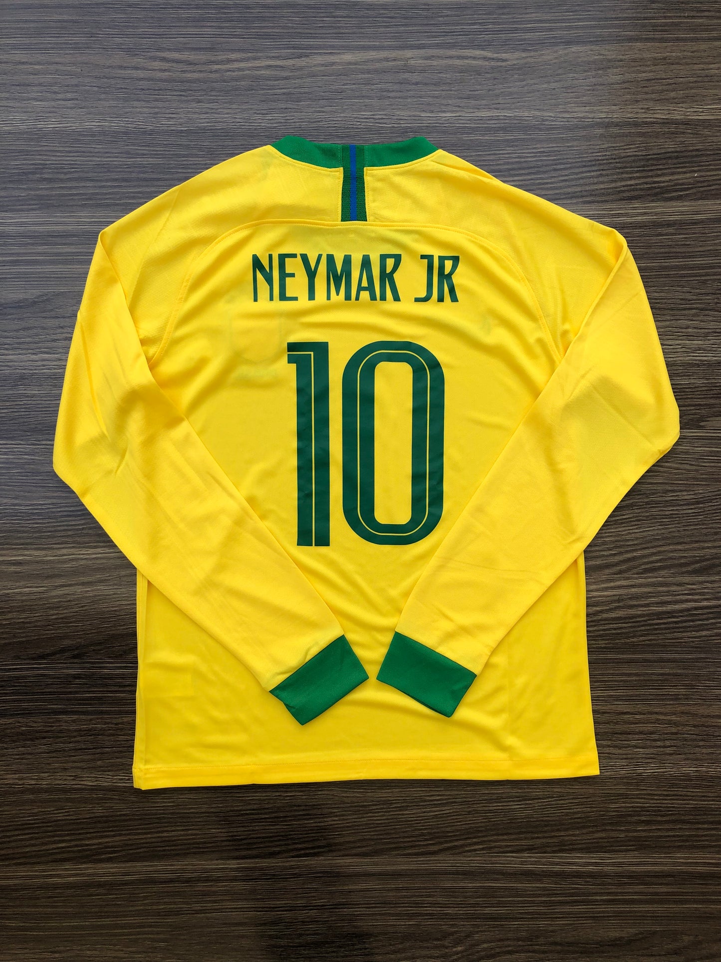 Brazil 2018 Home Full sleeves Fan Version