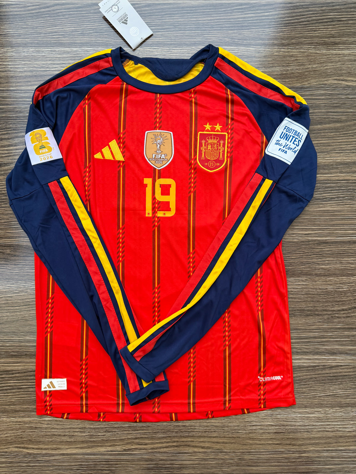Spain 26 WC Home Kit Full Sleeve