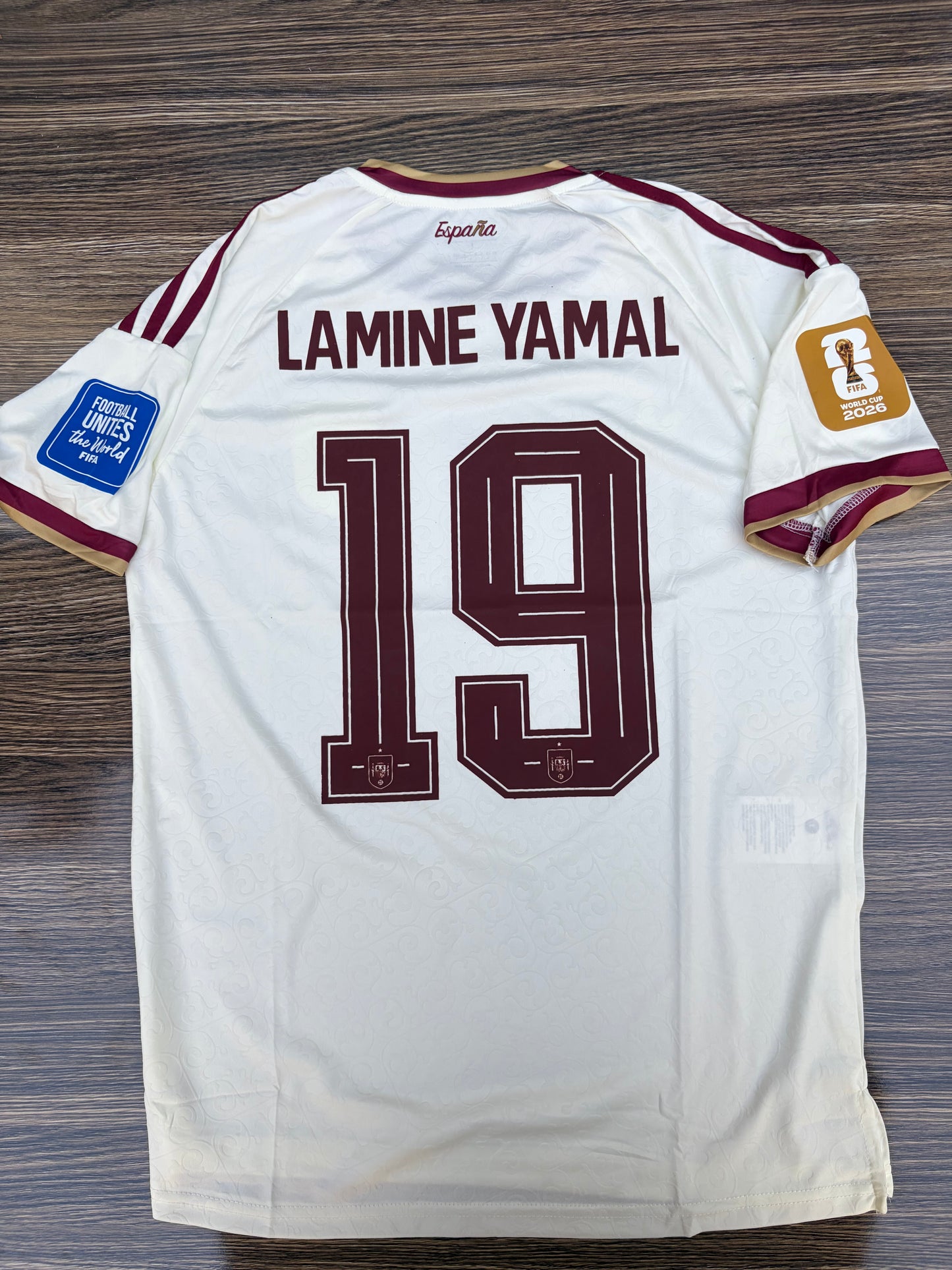 Spain 26 WC Away Kit Half Sleeve