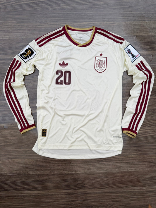 Spain 26 WC Away Kit Full Sleeves ( TPU )