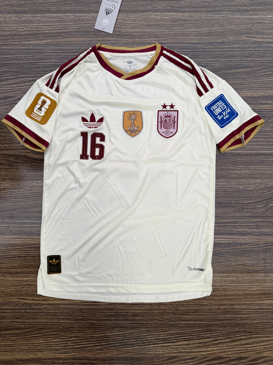 Spain 26 WC Away Kit Half Sleeve