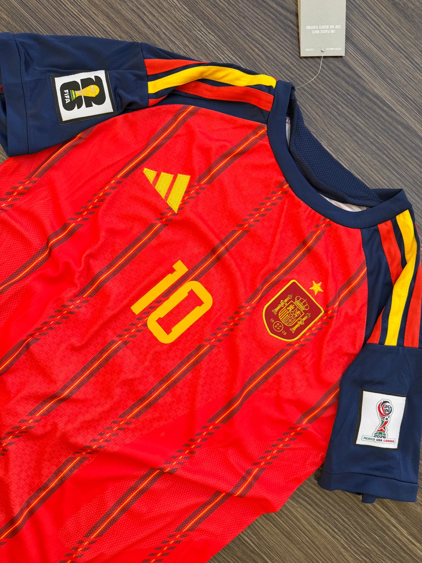 Spain 26 WC Home Kit Half Sleeve