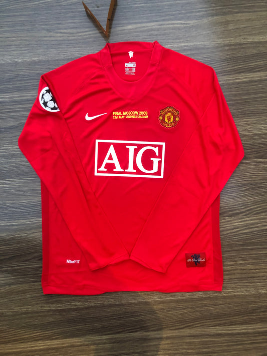 United 07/08 Home Ronaldo Full sleeves Jersey