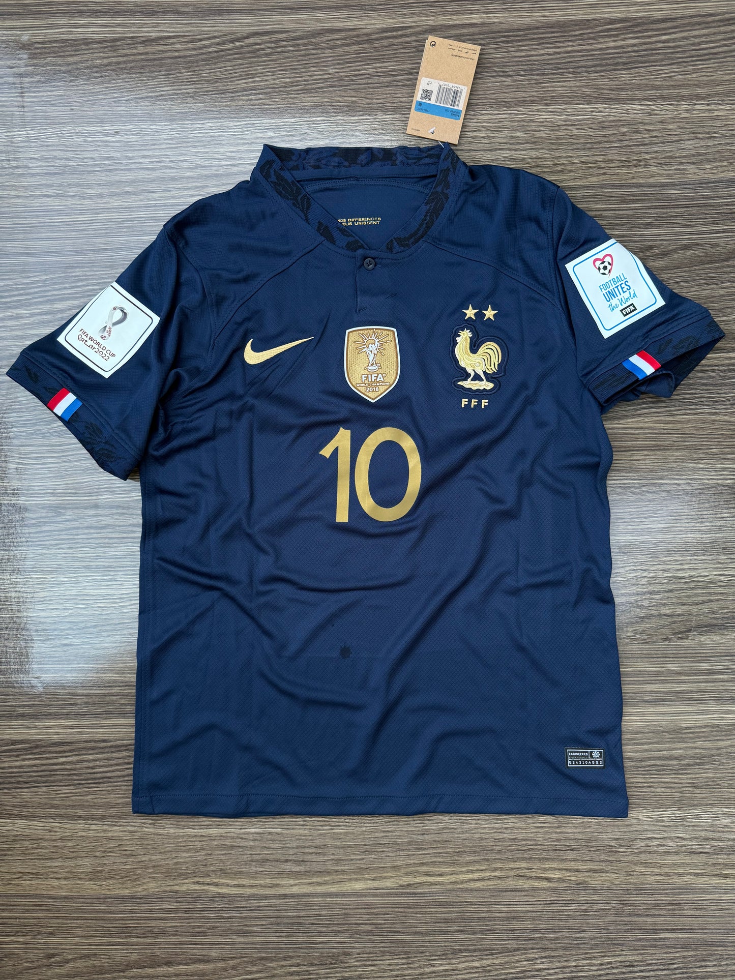 France 22 WC Final Jersey Fan Version