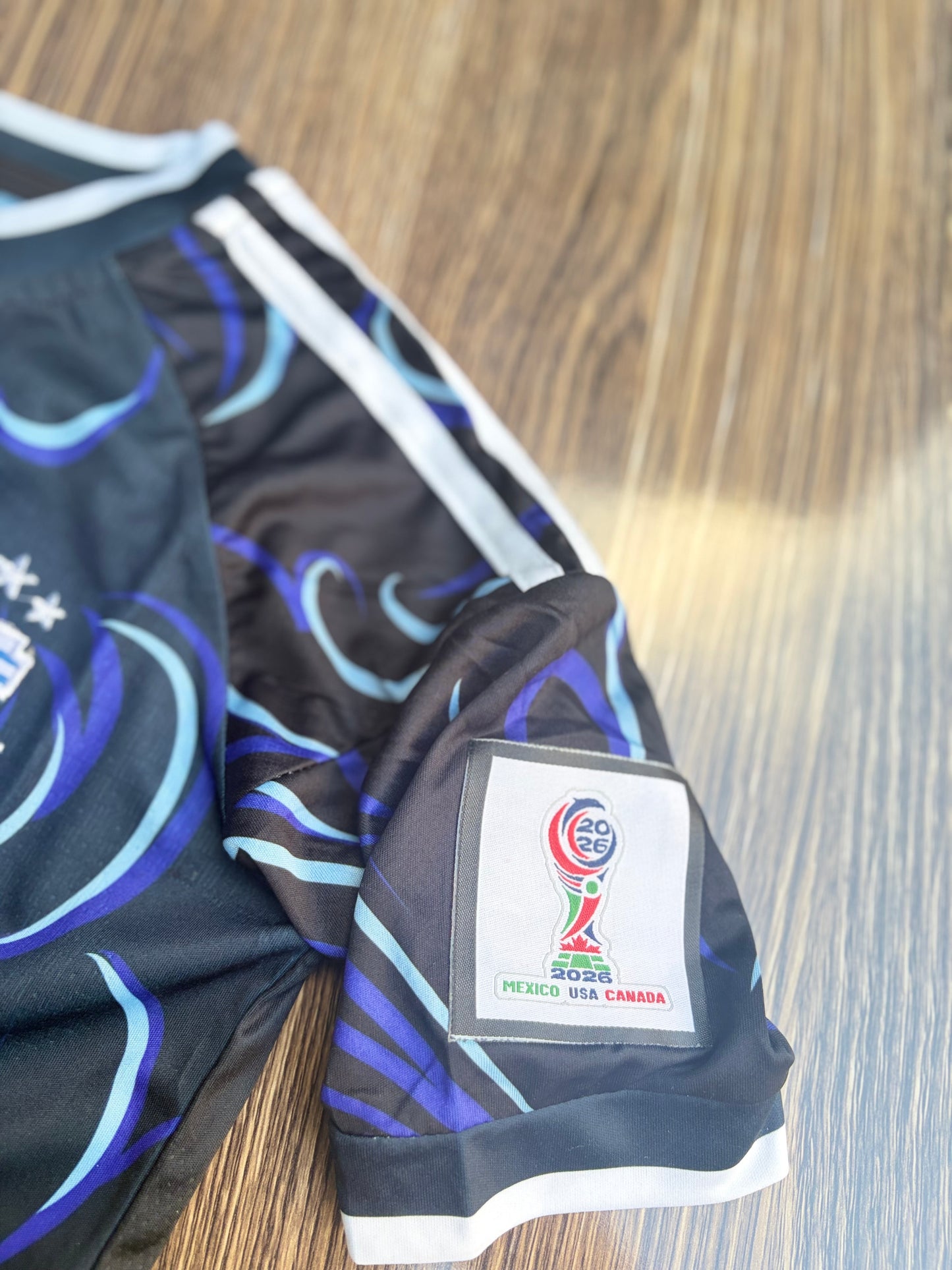 Argentina Away Kids Kit Embroidery