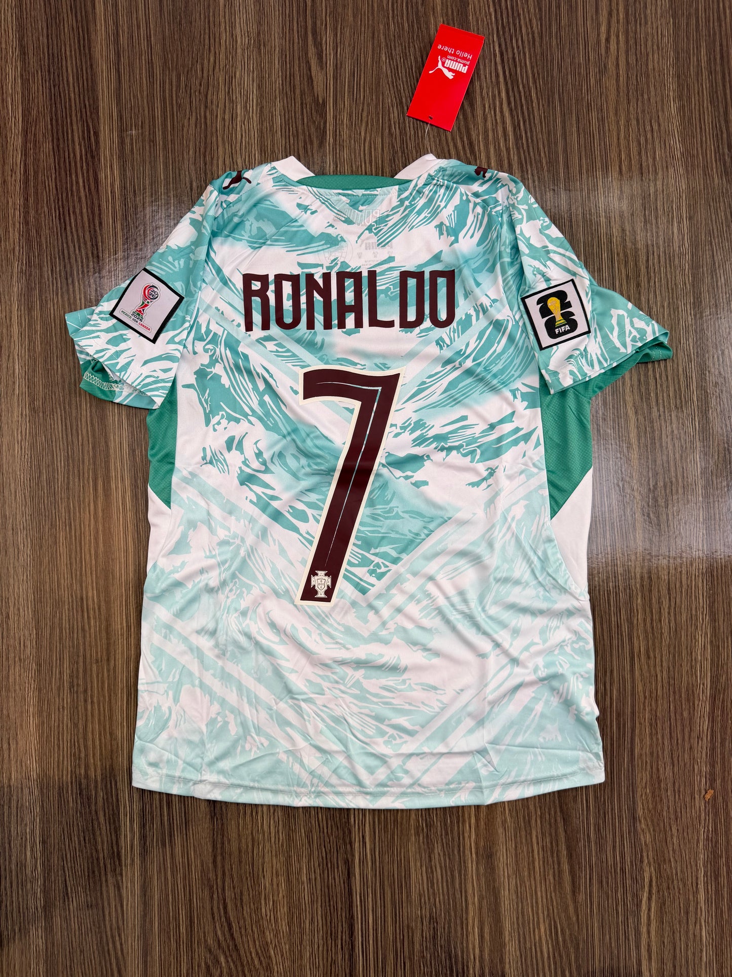 Portugal 26 WC Away Kit Half Sleeve