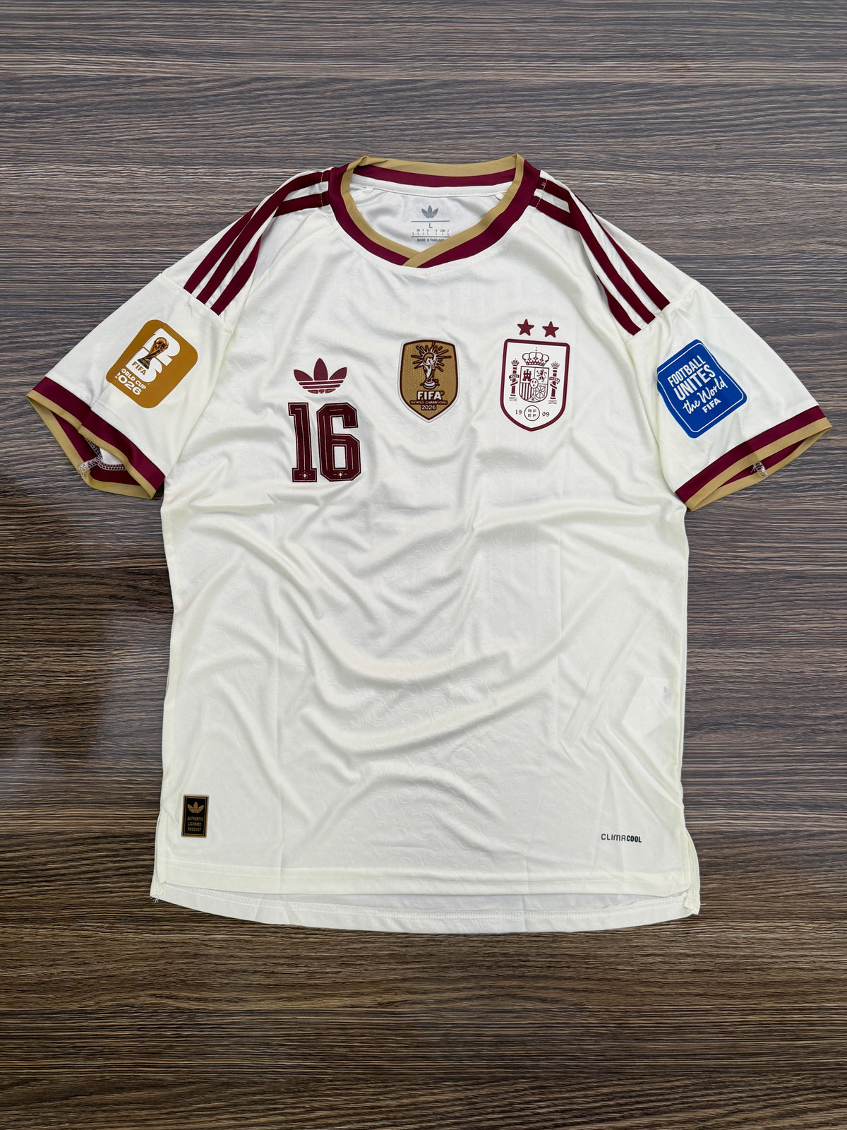 Spain 26 WC Away Kit Champions Edition ( TPU )