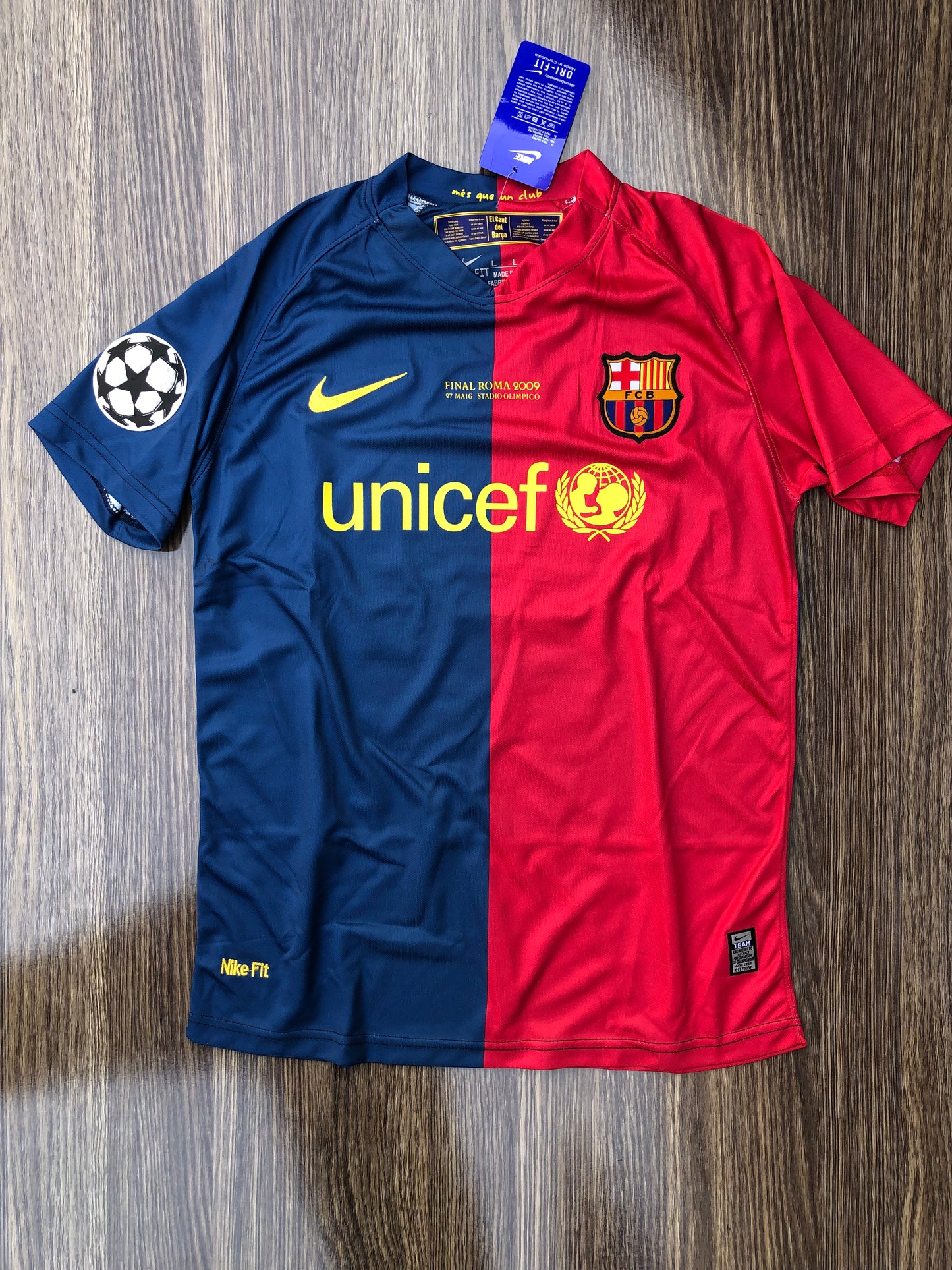 Barca 8/9 Home Messi Jersey