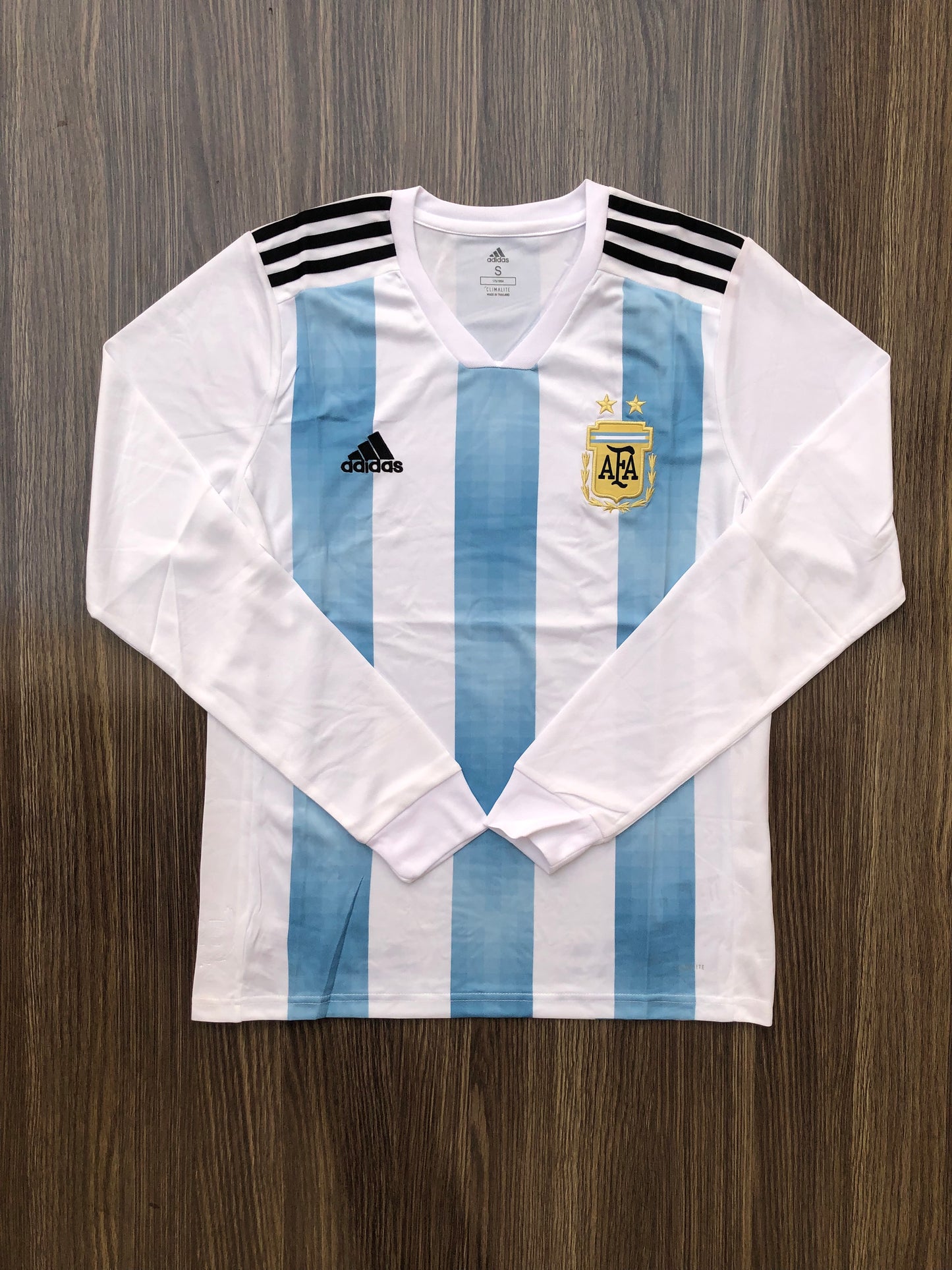 Argentina 18 Home Jersey Fan Version Full sleeves