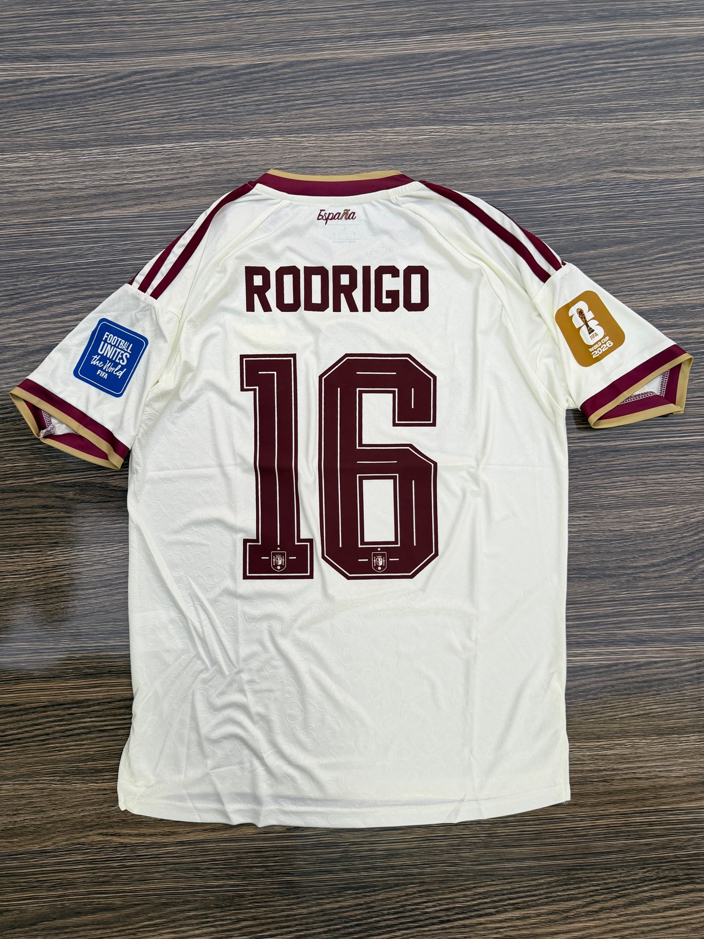 Spain 26 WC Away Kit Half Sleeve