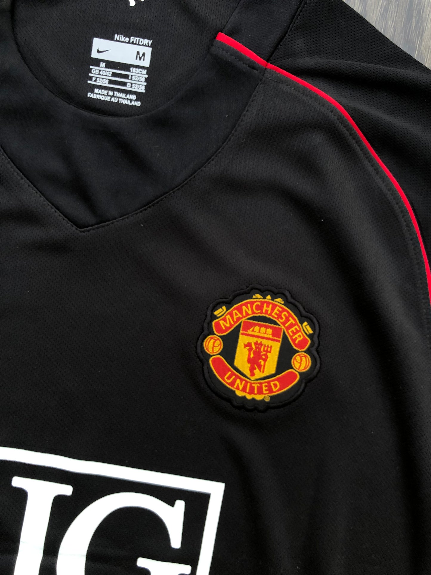 United 07/08 Away Jersey Full Sleeves