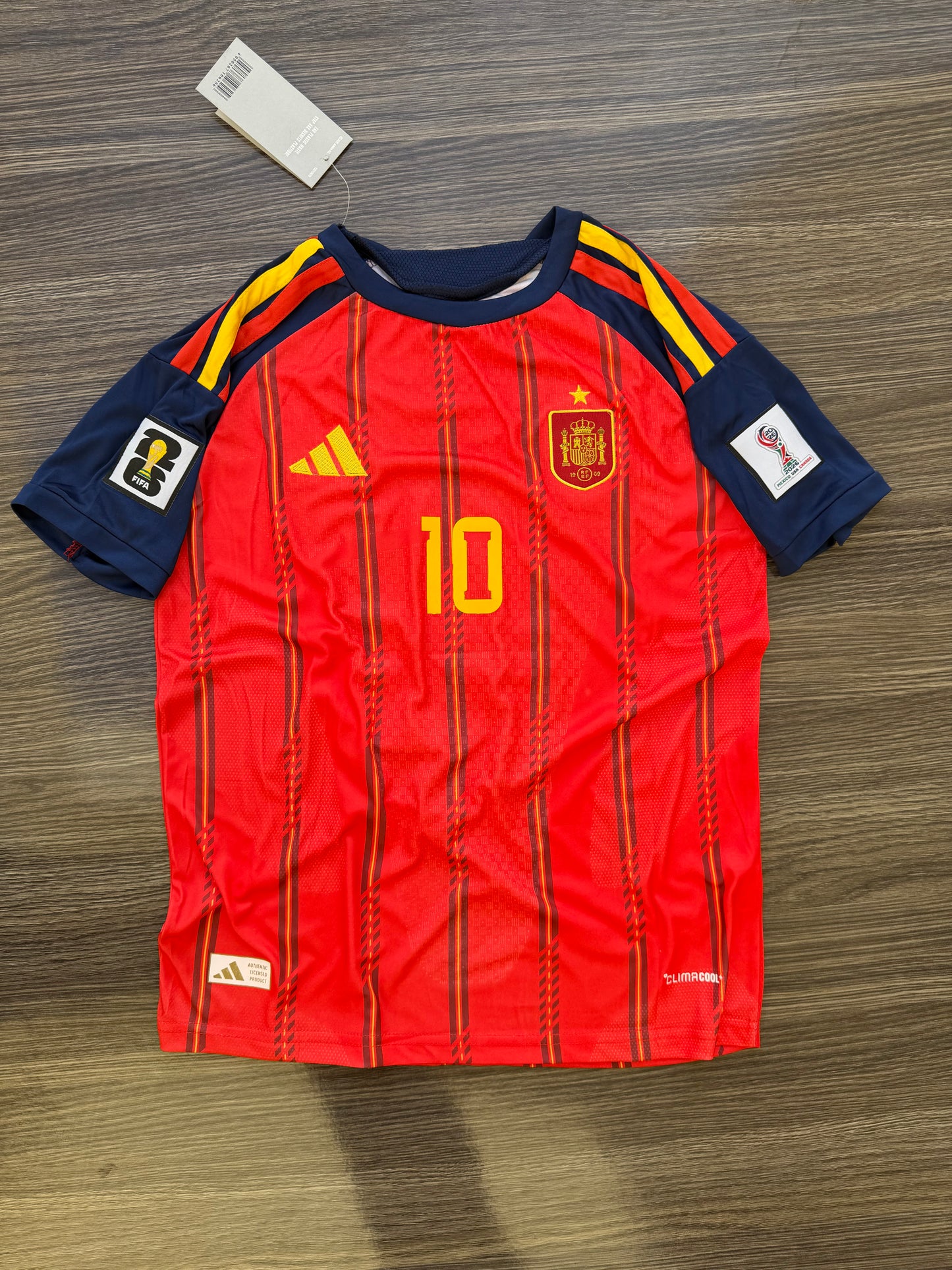 Spain 26 WC Home Kit Half Sleeve