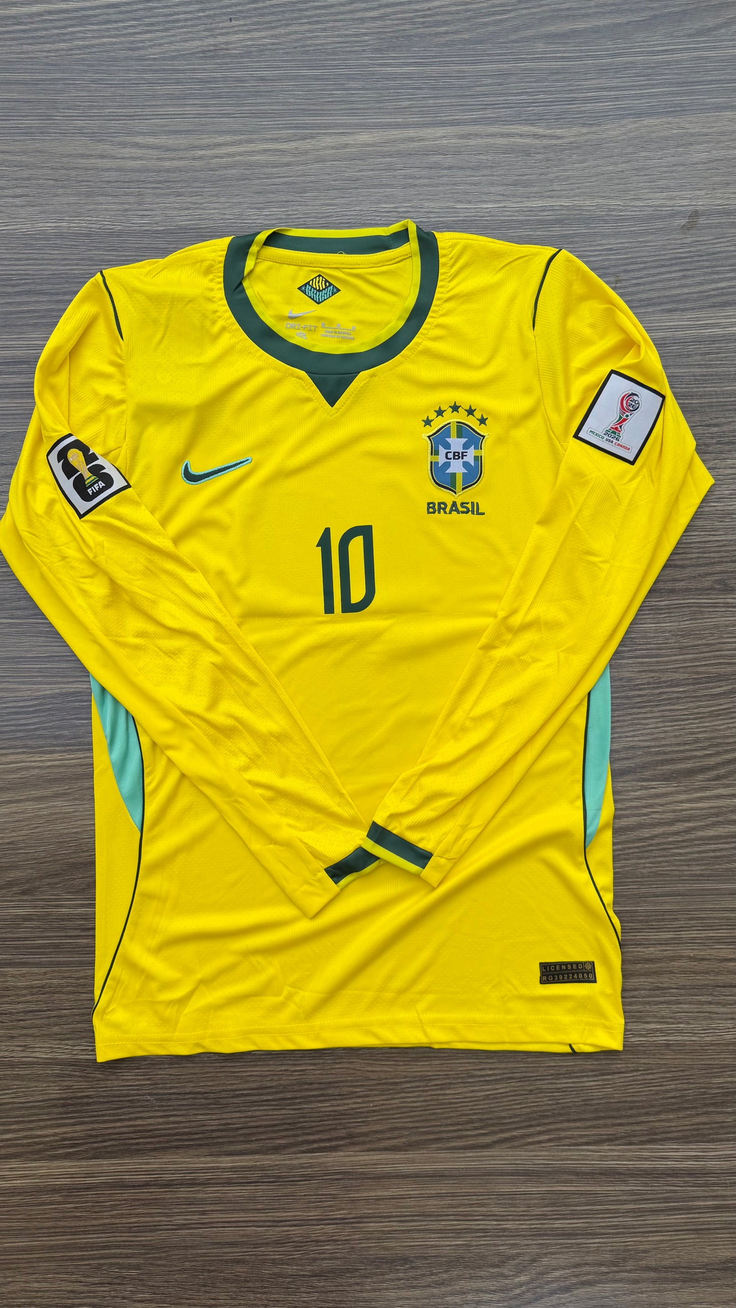 Brazil 26 WC Home Kit Full Sleeve