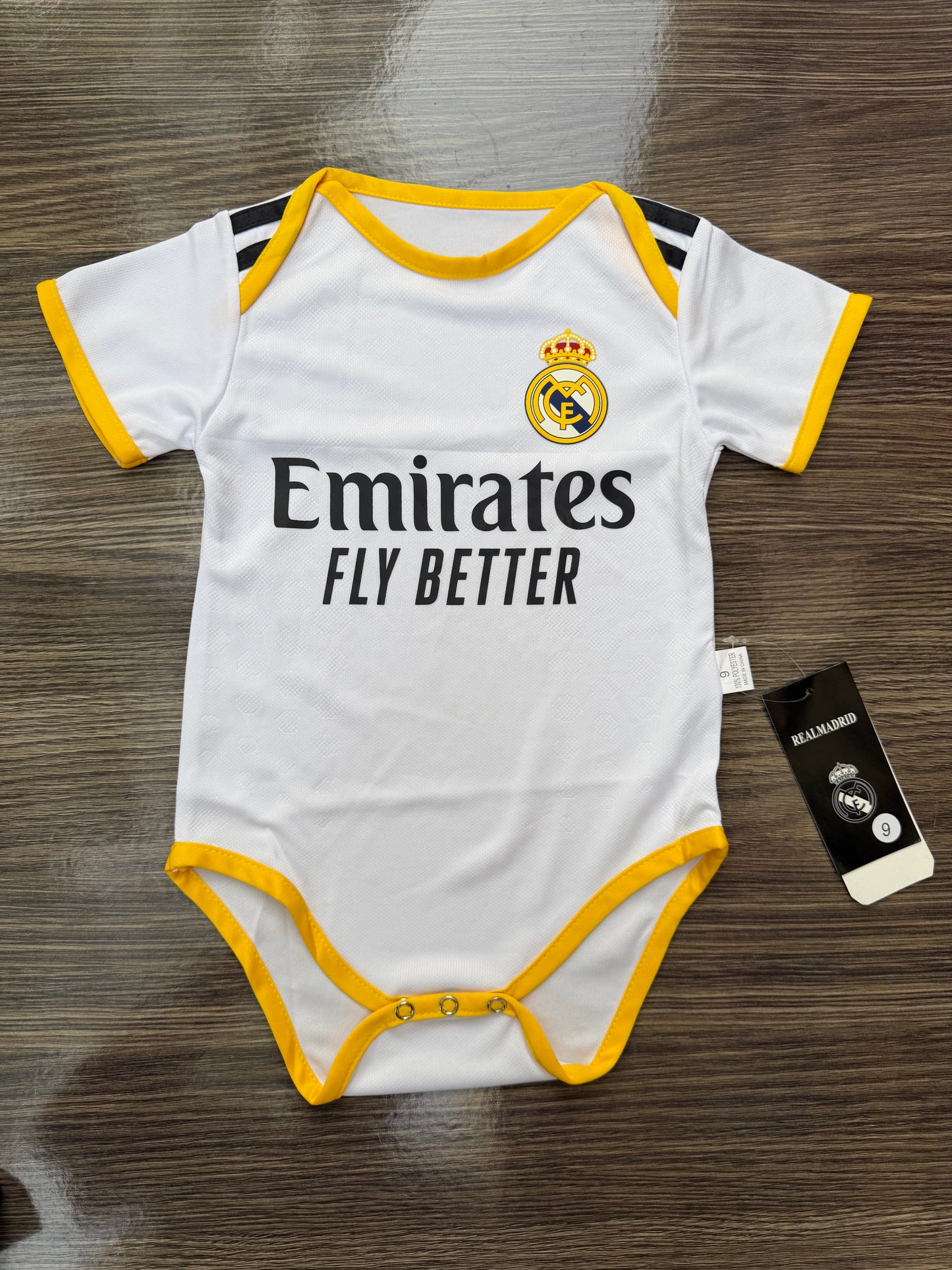 Real Madrid Baby Bodysuit Imported