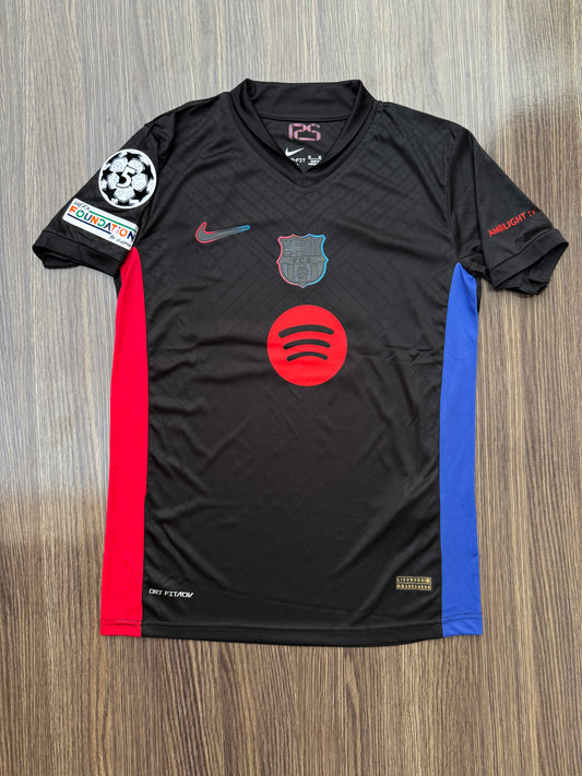 Barca 24/25 Away Kit Half Sleeves