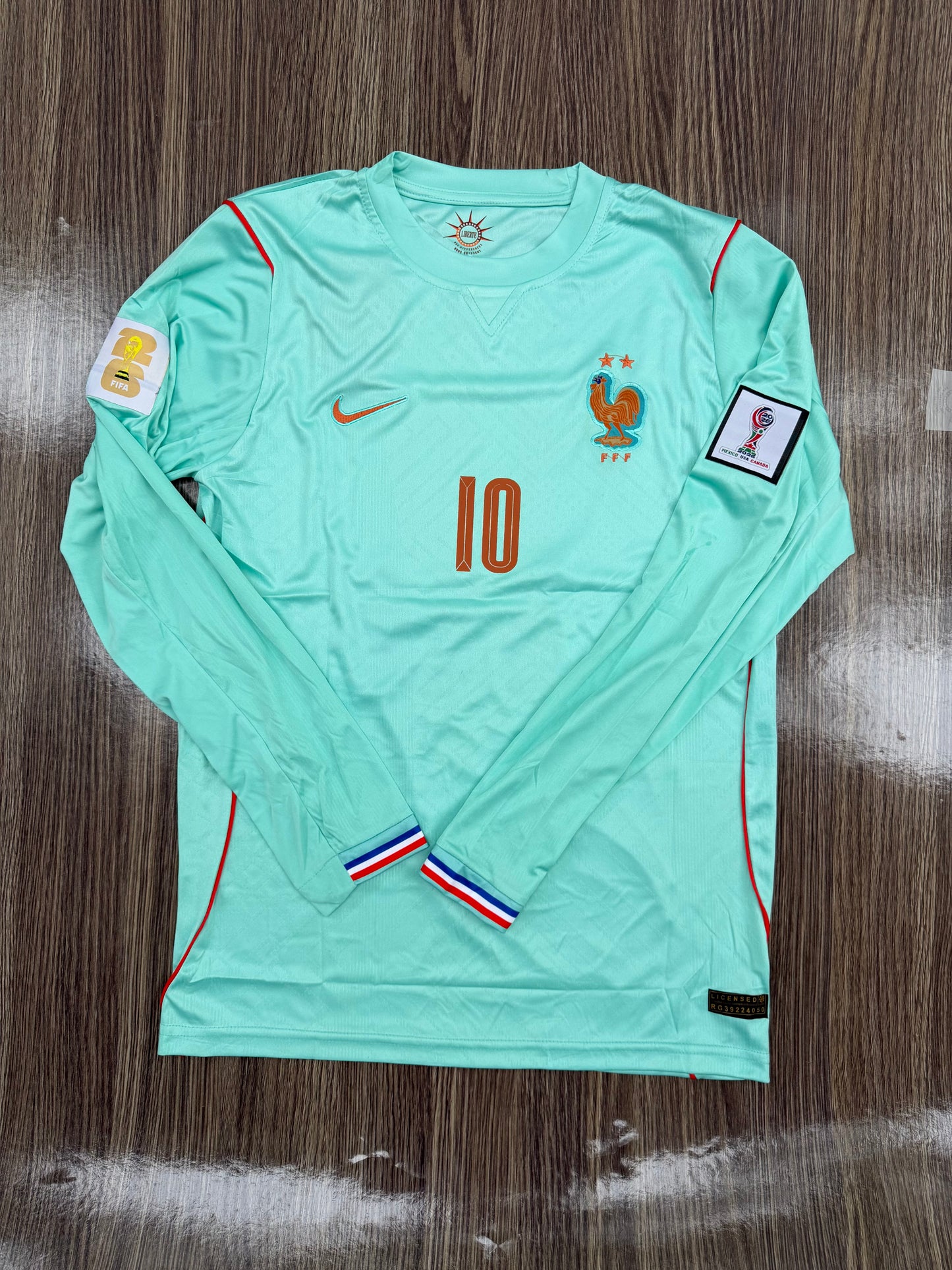 France 26 WC Away Jersey Full Sleeve