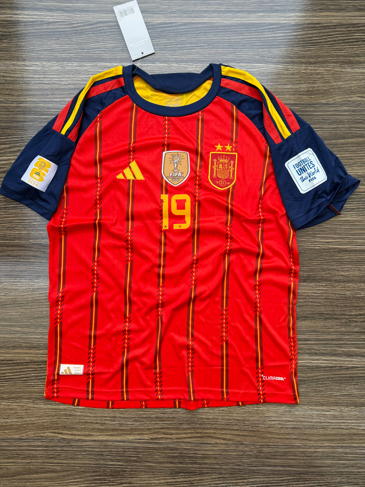 Spain 26 WC Home Kit Half Sleeve