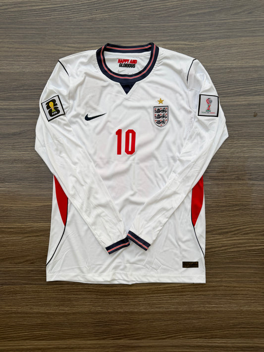England 26 WC Home Kit Full Sleeve
