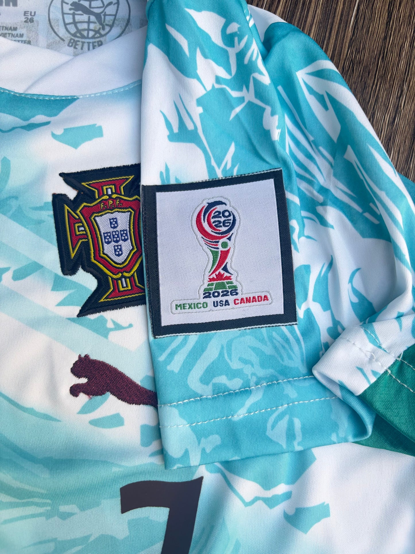 Portugal Away Kids Kit Embroidery