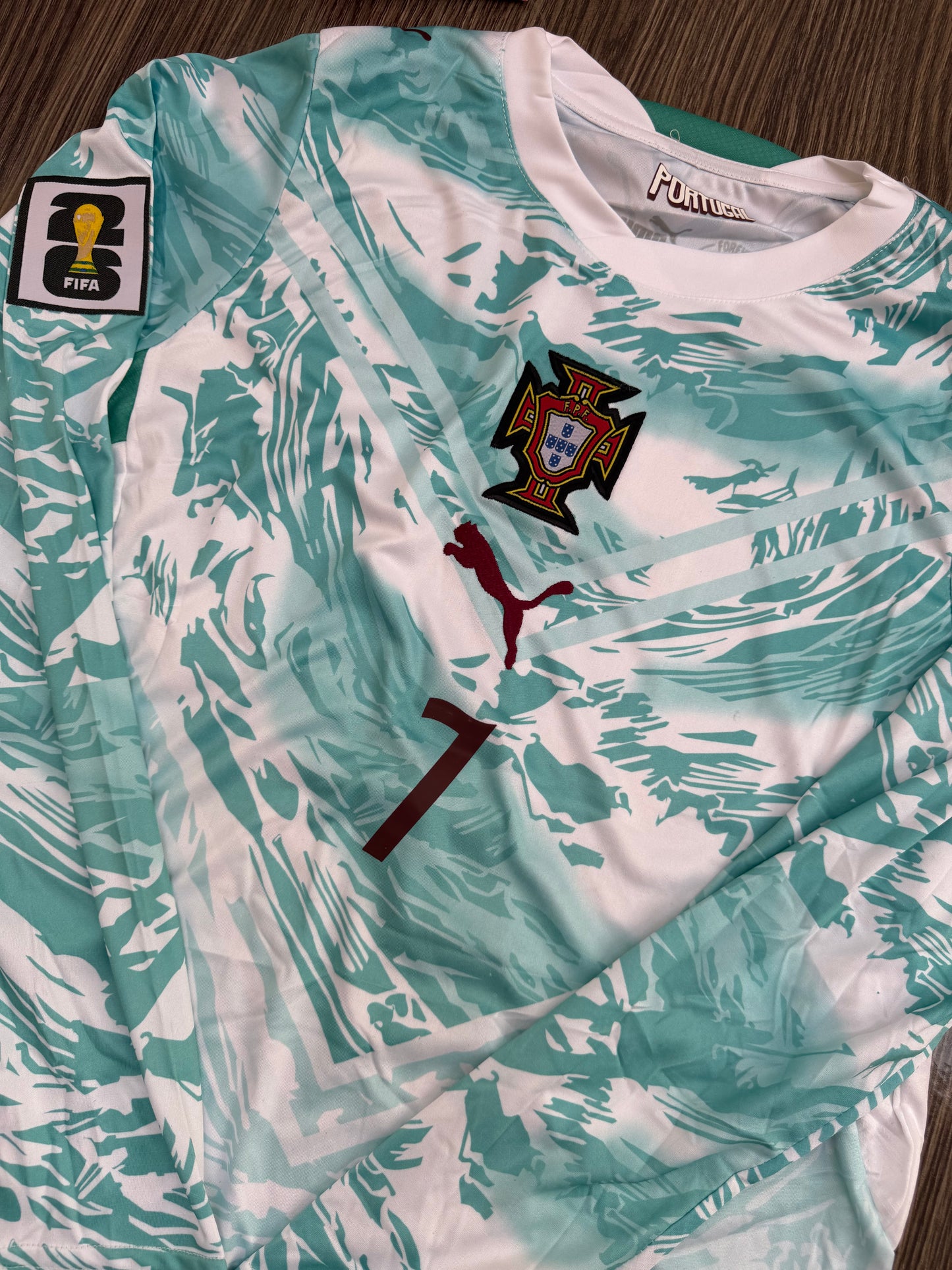Portugal 26 WC Away Kit Full Sleeve