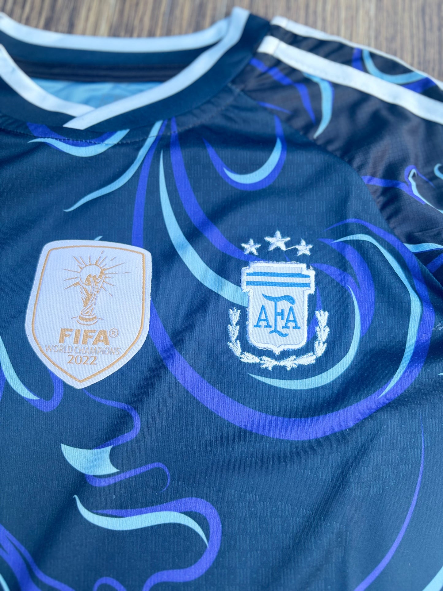 Argentina Away Kids Kit Embroidery