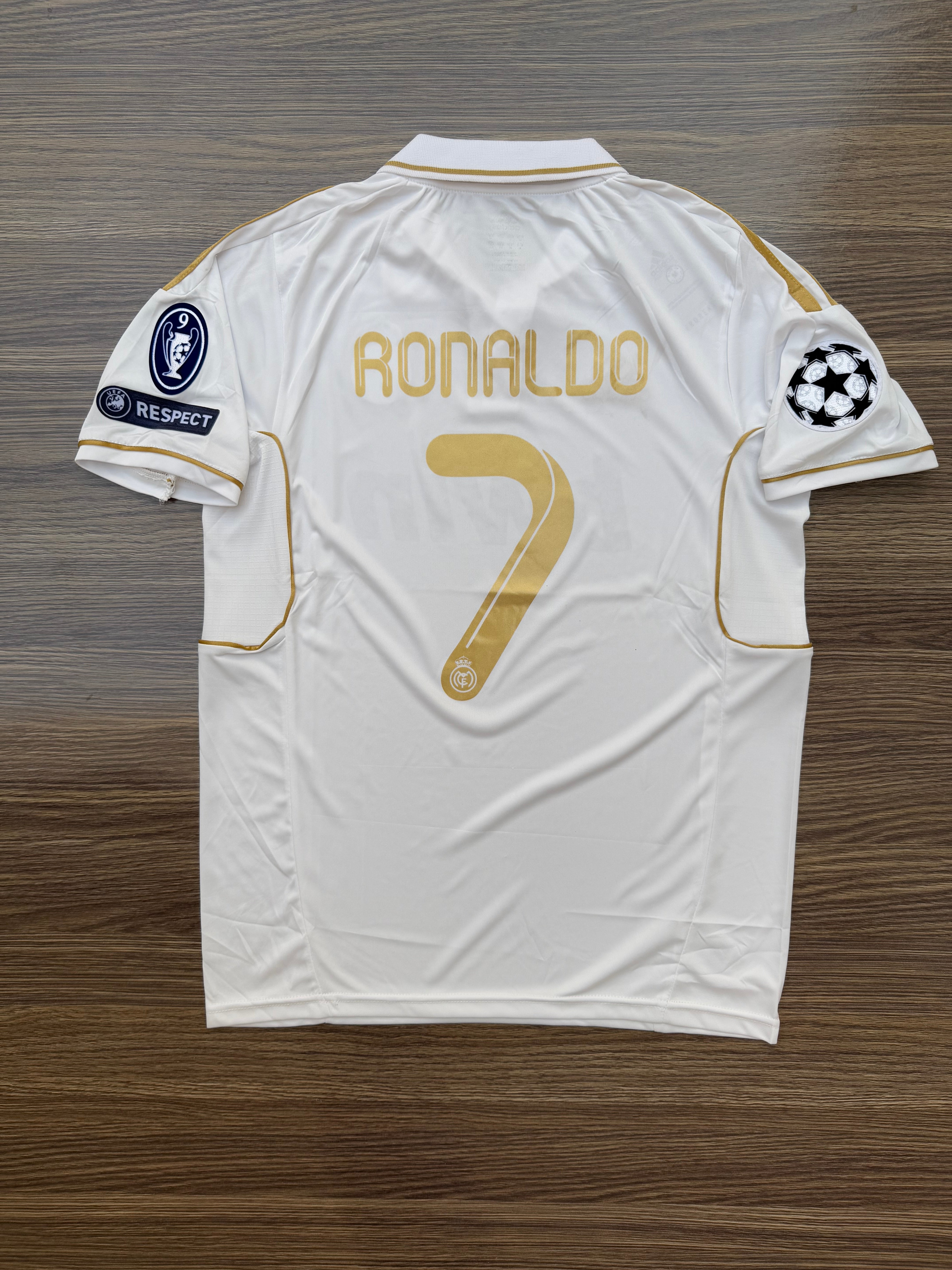 Real Madrid 11/12 Home Jersey Half sleeves – FootballshirtsPK