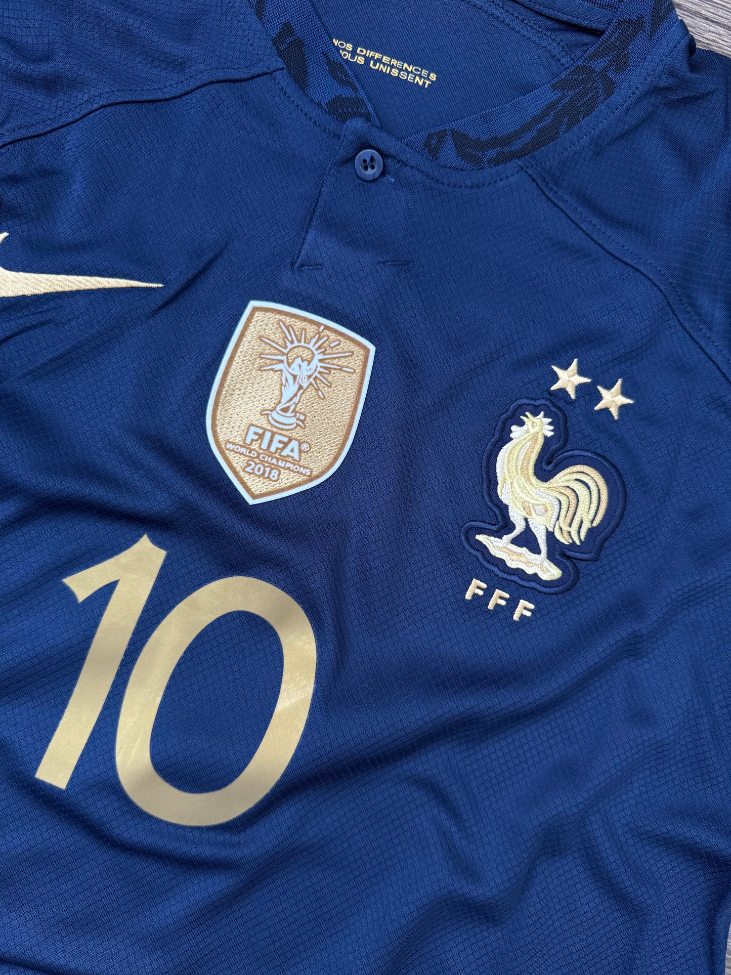 France 22 WC Final Jersey Fan Version