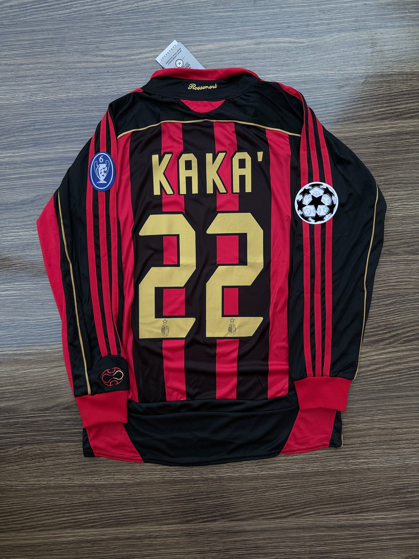 Ac Milan 06/07 Home Jersey Full Sleeve